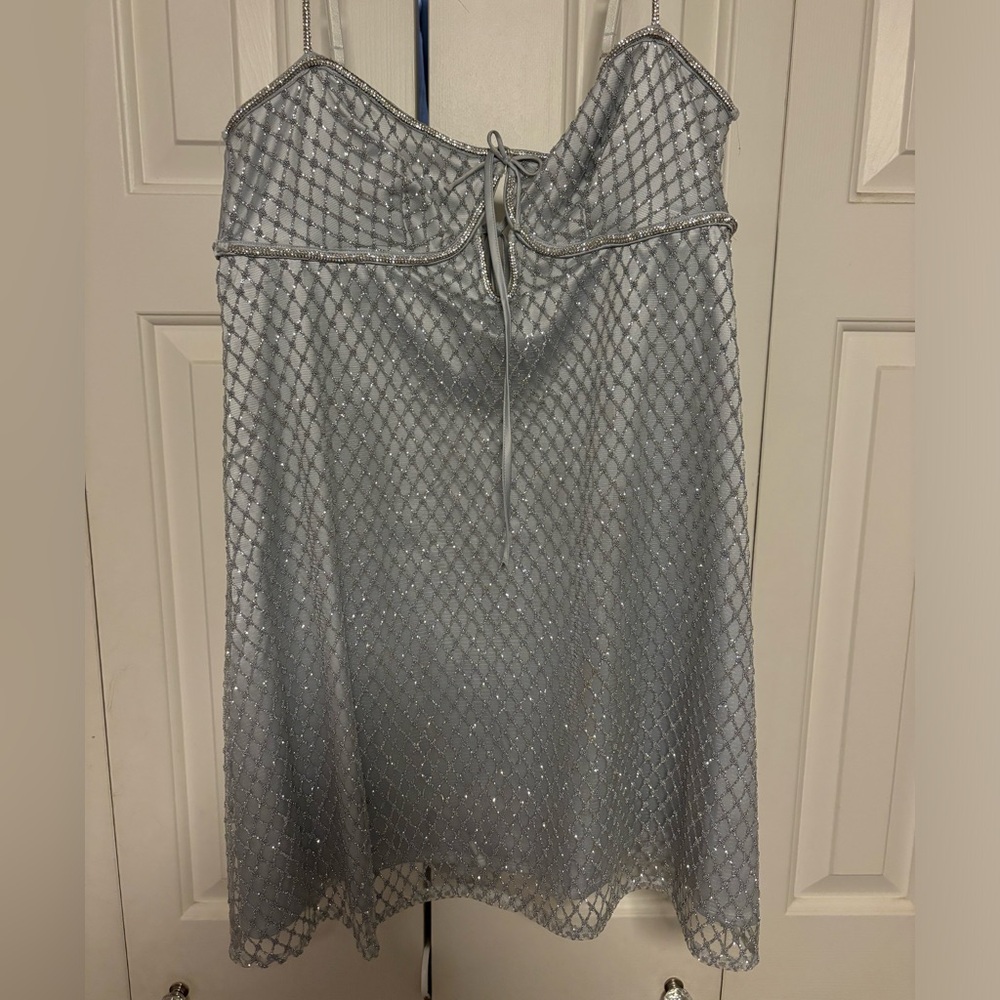 For Love and Lemons Glitter Slip Dress